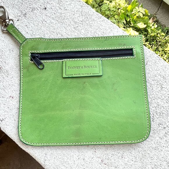 Dooney & Bourke Vintage Alto Pyramid Italy Rare Green Sling Backpack Bag - Picture 12 of 14